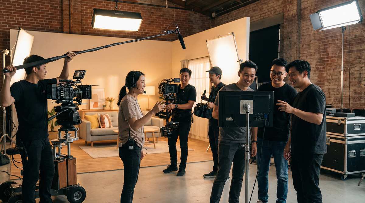 内衣写真影视制作团队