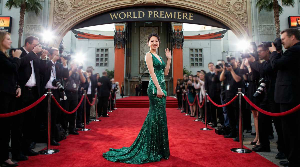 内衣写真红毯首映礼视频